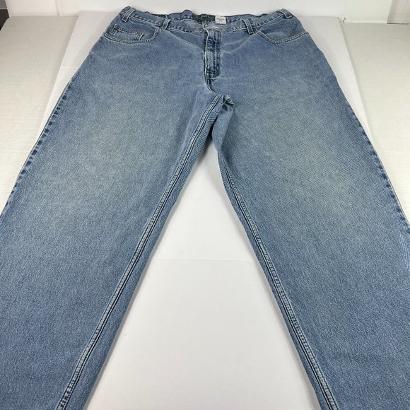 VTG 90s Levis Silver Tab Jean Men 37x33* Baggy Blue Faded